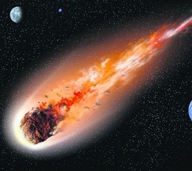 К земле приближается астероид