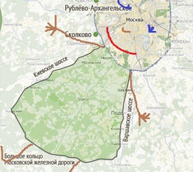 Планя по расширению Москвы пересмотрены- площадь увеличивается еще почти в 2 раза!
