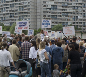 Защита от строителей- очередная акция протеста в Москве