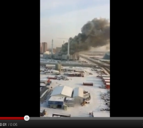 В Астане загорелась крупнейшая в центральной Азии мечеть (видео)