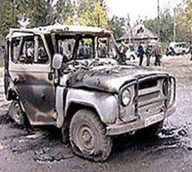 В Дагестане взорвали полицейский автомобиль 