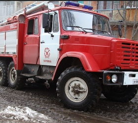 Пожар в столярных мастерских, находящихся на месте бывшего «Трансвааль-парка»