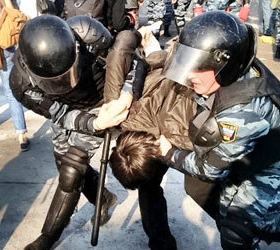 Полицейские пострадали в Москве во время «Марша миллионов»
