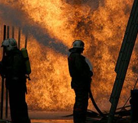 В Дагестане загорелся газопровод 