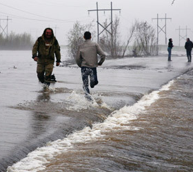 Вода уходит из Среднеколымска