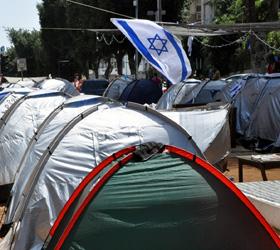 «Палаточный протест» в центре Тель-Авива завершился арестом активистов