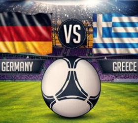Германия, победив греков, стала вторым полуфиналистом