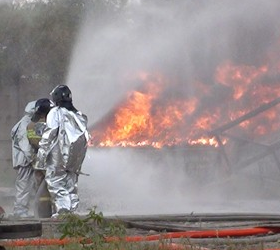 В Ангарске на нефтебазе прогремели два взрыва