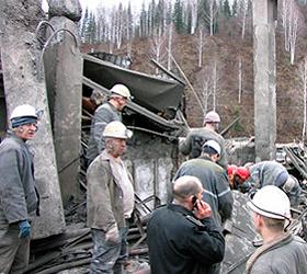 В шахте "Комсомолец" произошел пожар