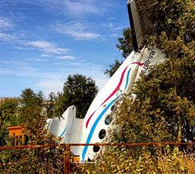 В Ленинградской области упал самолет