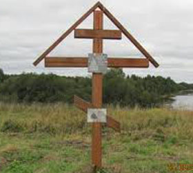Крест возле часовни был сожжен тремя жителями Твери