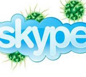 Через чат Skype распространяет вирус