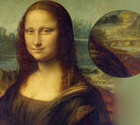На картине “Мона Лиза” был опознан пейзаж