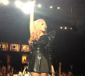 Леди Гага дала первый концерт в столице