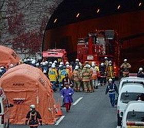 Увеличилось количество жертв при обрушении автомобильного тоннеля в Японии