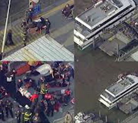 Пассажирский паром потерпел крушение