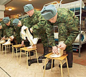 Российская армия откажется от портянок 