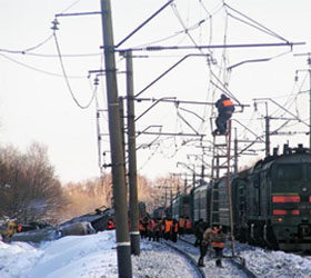 В Иркутской области с рельсов сошел один вагон с мукой