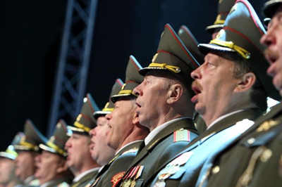  Военнослужащий Российской армии готовиться к “Евровидению -2014”