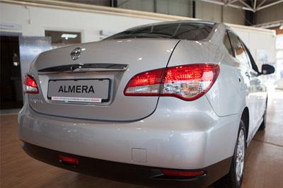 Nissan Almera российской сборки станет дороже на 7000 рублей