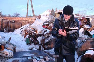 В Москве полиция задержала грабителей пункта приема металлолома