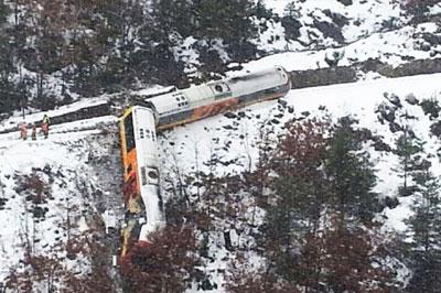 В Альпах поезд сошел с рельс – двое погибли