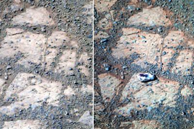 Найдены причины загадочного появления камня на снимках марсохода «Opportunity»