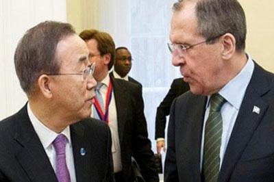 Пан Ги Мун провел встречу с Лавровым и Путиным