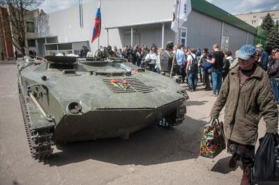 Украинские военные убрали  блокпост вблизи Славянска