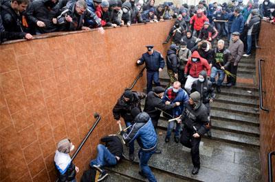 В столкновениях в Харькове пострадало около 50 человек