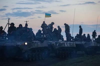 В Украине продолжается широкомасштабная силовая операция