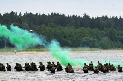 В Калининградской области провели учения морпехов