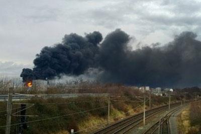 В Нидерландах была погашен пожар на заводе «Shell»