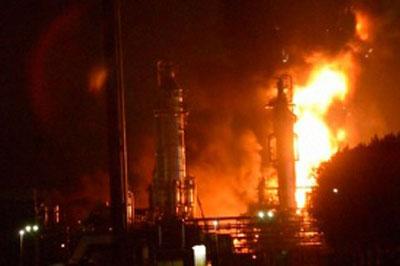 В Нидерландах была погашен пожар на заводе «Shell»