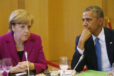 Обама и Меркель впервые поговорили после скандала со шпионажем