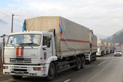 Гуманитарная помощь пересечет границу в разрешенном Киевом месте