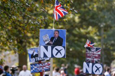 Количество желающих независимости Шотландии вновь выросло