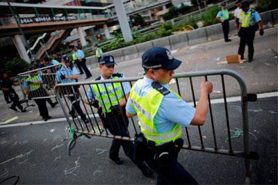В Гонконге произошли массовые столкновения