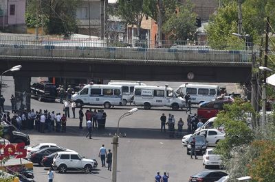 В захваченном здании полиции в Ереване заложников больше не осталось