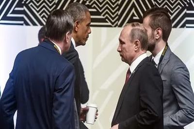 Обама рассказал прессе о краткой беседе с Путиным