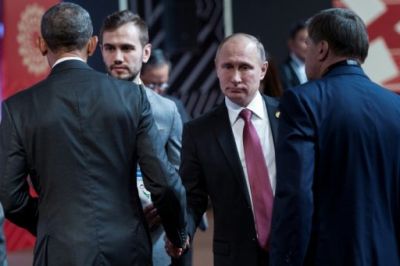 Путин уже попращался с Обамой