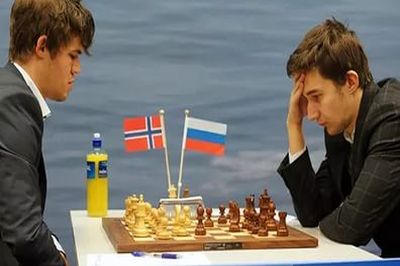 В этой партии чемпион сдался - российский шахматист сгодня впереди