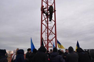 Строительство вышки на Чонгаре завершено - "Украинское радио" услышат в Крыму