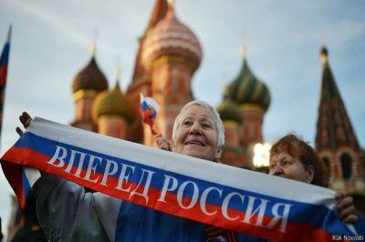 В России 80% граждан считают, что быть патриотом - это естественно для русского человека