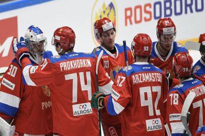 Российская сборная после шести успешных матчей проиграла хоккеистам сборной США