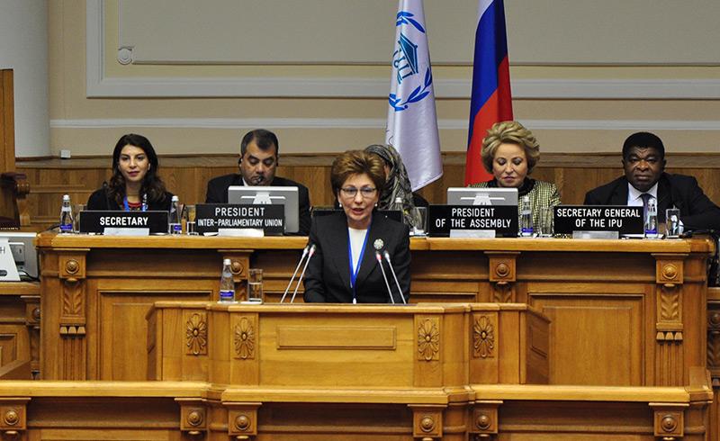 В Санкт-Петербурге в рамках 137-й Ассамблеи Межпарламентского союза (МПС) состоялась 26-я сессия Форума женщин-парламентариев.