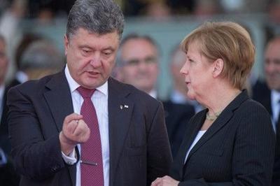 Порошенко и Меркель обсудили размещение миротворцев на Восточной Украине