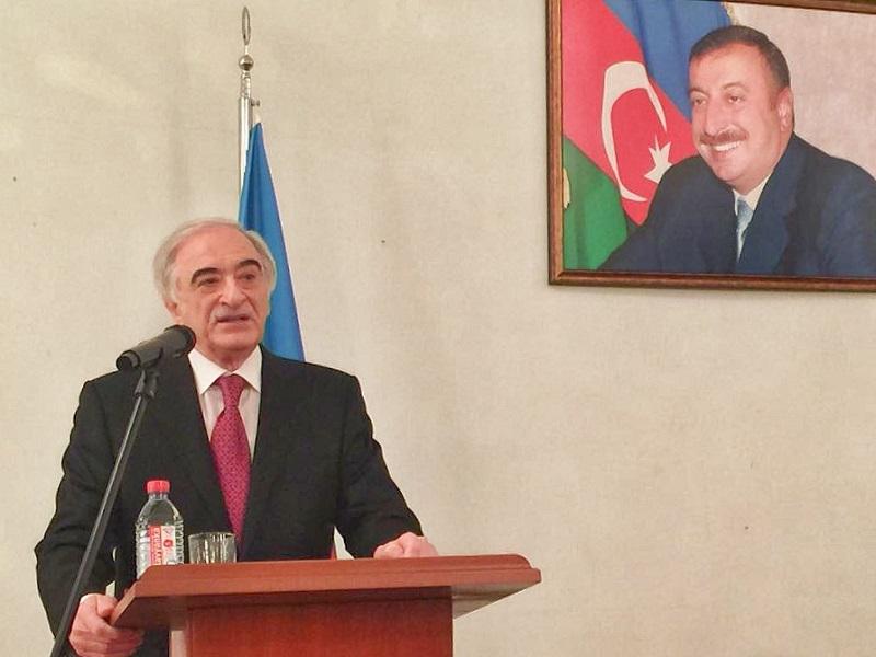 В посольстве Азербайджана презентовали книгу о жизни выдающегося политического деятеля, спасшего страну от гражданской войны.