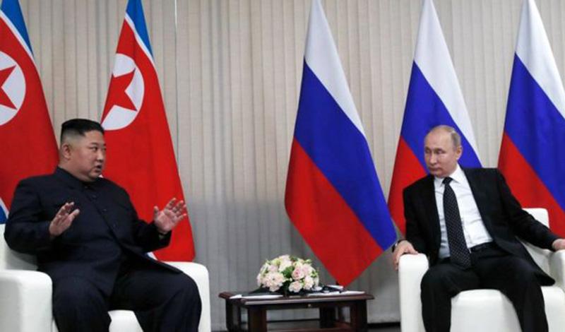 Переговоры Путина и Ким Чен Ына