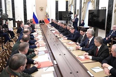 Владимир Путин провёл расширенное заседание Совета Безопасности 
